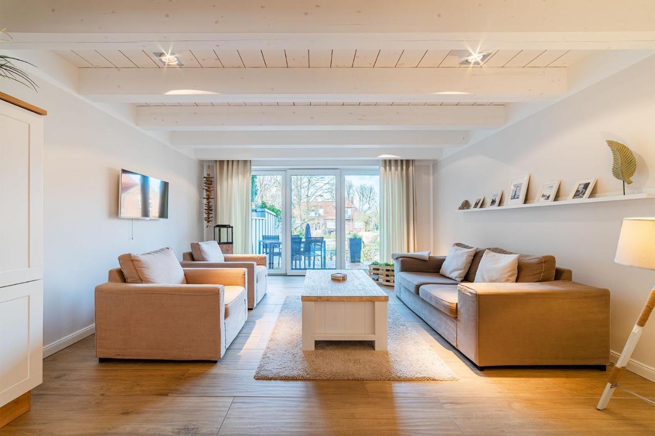글레트지일 Haus Am Siel 01, Zentral Mit Eigenem Steg 빌라 외부 사진